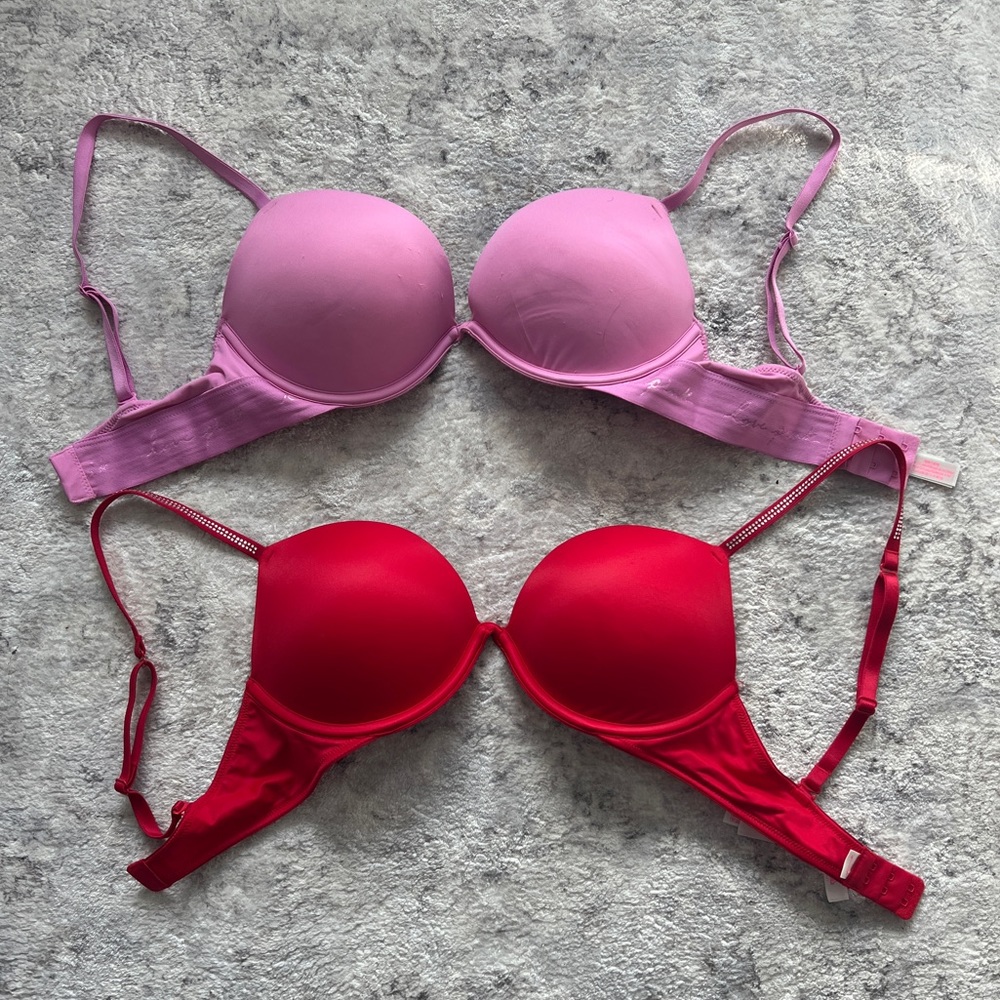 2 Pack Wear Everywhere Super Push Up Bras